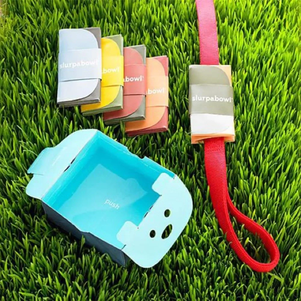 SlurpaBowls Portable Dog Bowls 6pc